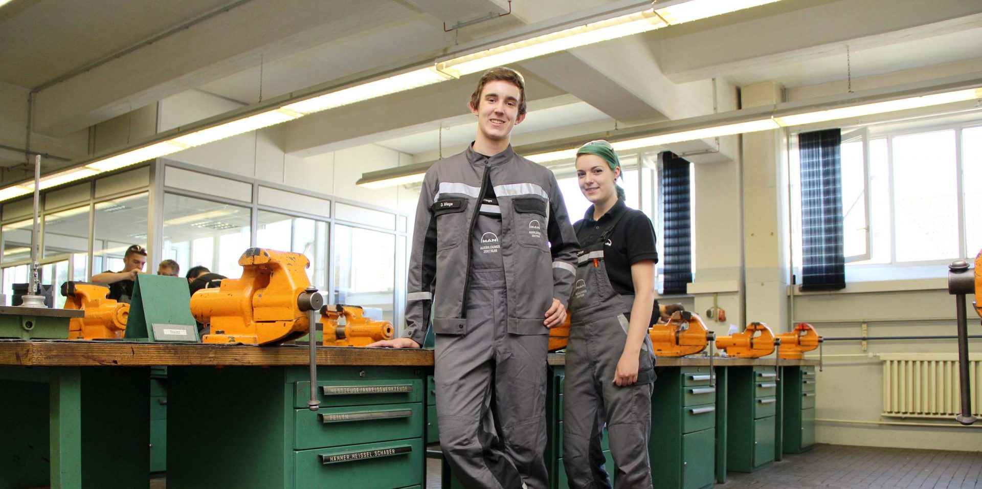 Daniel Miege und Michelle Christa von MAN