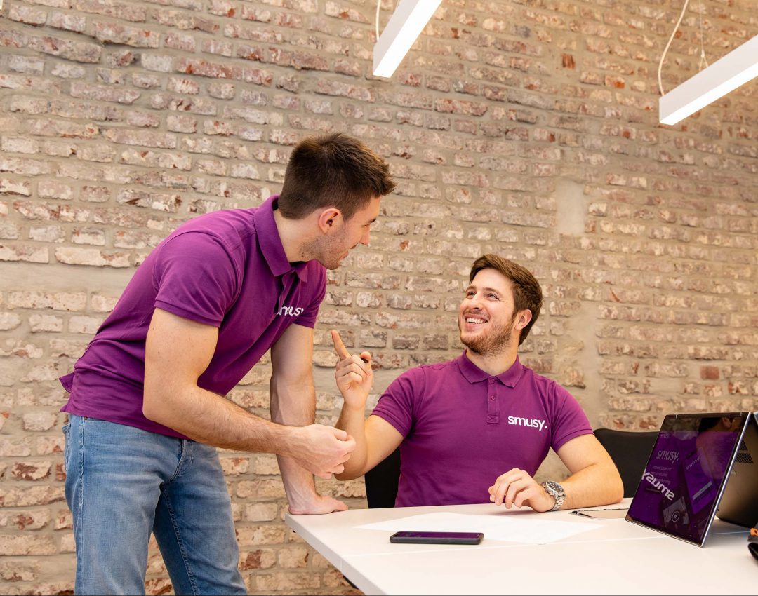 David Mathauschek und Marc Schulze von smusy.