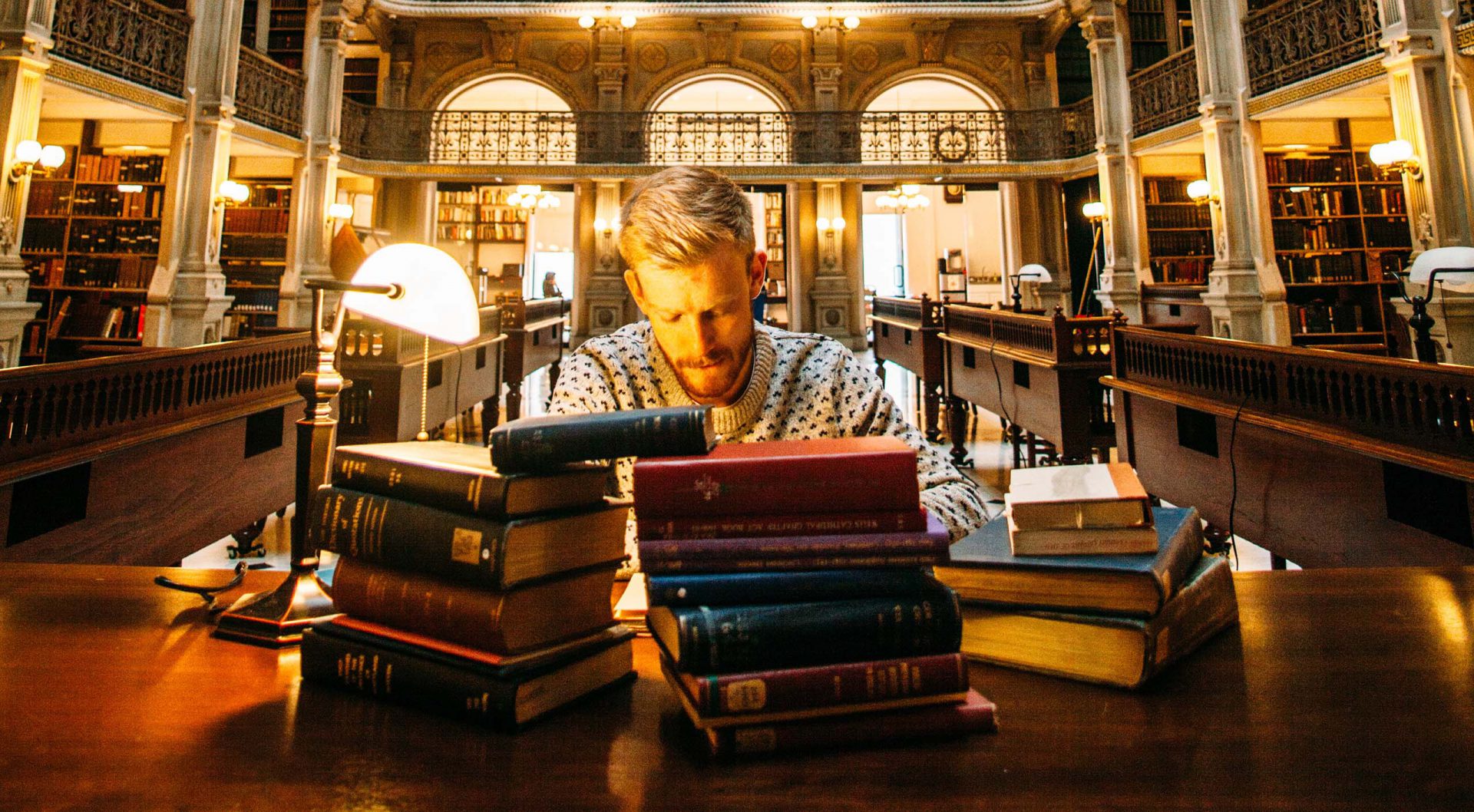 Lernen in der Bibliothek