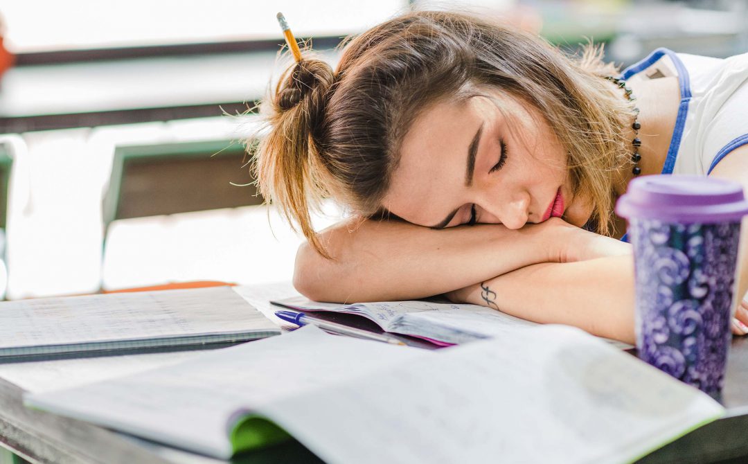 Schlafen beim Lernen